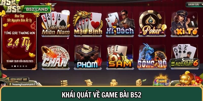 Khái quát về game bài B52 Club